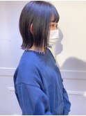 【迫田】外ハネボブ ワンカール ぱつっとワンレンボブ