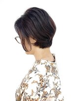 クオリス 上福岡店(QUALIS)&nbsp;ショート/耳掛け/ひし型/前下がり/グラデーション/40代50代60代