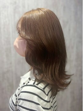 テトテ 門戸厄神店(tetote) ミルクティーカラー×くびれミディ