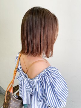 キャンバス バイ ネオリーブ 横浜西口(Canvas by neo.) 切りっぱなしボブ 外ハネボブ ぱっつんボブ ぷつっとボブ