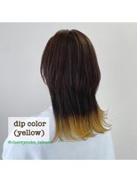 チェリーコーク(HAIR CHERRY COKE)&nbsp;ディップイエロー