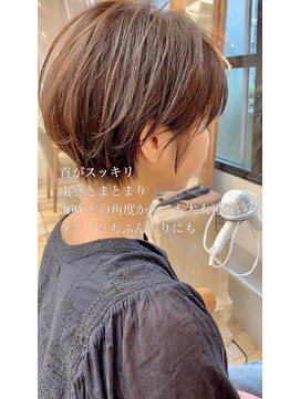 ジジ 代々木(Gigi) [代々木]ナチュラルピンクスイートAラインの甘辛ショートボブ