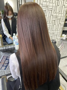 アローズ 久留米店(arose) 20代30代ブリーチなし大人可愛いゆるふわヌーディーカラー