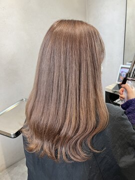 アジールヘア 東上野店(agir hair) 透明感抜群ダブルカラーブリーチミルクティーベージュ【上野】