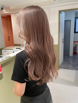 エミィ(emme) 【emme×石崎】くびレイヤーピンクベージュ/美髪