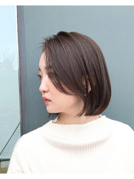 トニーアンドガイ 原宿店(TONI & GUY) 大人ボブ/20代30代40代/グレーベージュ前髪ありマチルダボブ