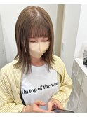 髪質改善*ミルクティーベージュ*美髪【Zina S 札幌】