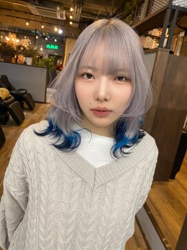 アルク(A.R.K) 裾カラーブルー