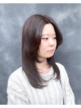 フリー(FREEY) 韓国風ワンカールレイヤー　×    顔周りカット