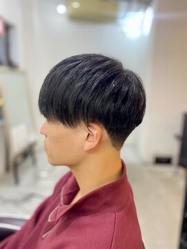 ソイクフ(SOY KUFU) MEN'SHAIRマッシュパーマアッシュブラック