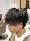 新潟ツイストスパイラル　新潟メンズパーマ　マッシュパーマ
