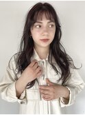 【三ツ井純】ピンクブラウン ニュアンスウェーブ 大人可愛い