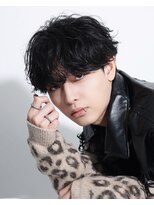 リップス 表参道店(LIPPS)&nbsp;韓国ヘア【ルーズパーマ】シースルーバングウルフ