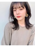 ◎レイヤーセミディウルフカットダークアッシ20代30代40代