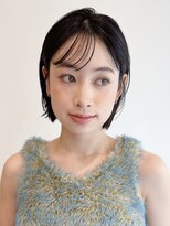 切りっぱなしボブ　ぷつっとボブ　コンパクトボブ