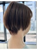 大人ショートボブ