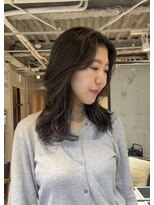 コフィー バイ メルト 吉祥寺(cofy by melt)&nbsp;【中澤彩乃】レイヤーカット韓国ヘア艶カラーオリーブブラウン