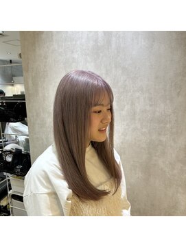 フィゼル あべのルシアス店(Aujua fizelle) 柔らかミルクティーベージュ ※佐藤 空