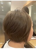 大人ショートボブ　