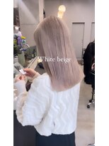 ヴァーディ オモテサンドウ(Vardy omotesando)&nbsp;ホワイトベージュ・表参道ケアブリーチ・ハイトーンロング・原宿