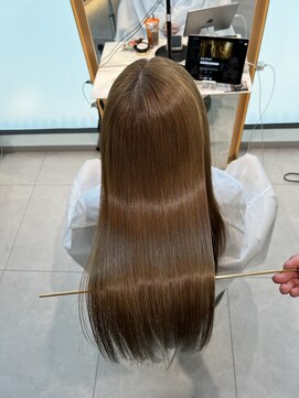 ロンドメリア 天神大名店(Lond Melia) イメチェンヘアスタイル美髪のススメワイドバングブルーブラック