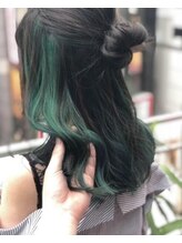 【おしゃれ女子の間で大人気☆】インナーカラーで最旬スタイルに！(所沢ブリーチ/所沢ケアブリーチ)