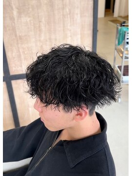 エッジ(EDGE) 大分メンズ波巻きツイストスパイラルパーマ刈り上げマッシュ