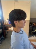 センター分け　韓国風　メンズスタイル　【ムラカミヒナ】