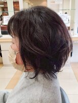 ヘアークリアー 春日部&nbsp;ミセス 大人可愛いふんわりレイヤーボブスタイル