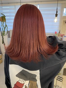 プルメリアドット(Plumeria.) pink brown