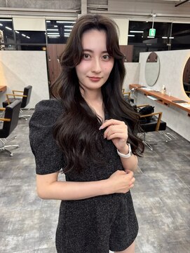 オズ 郡山駅前店(OZ) 透明感グレージュロング 透明感オリーブミディアム