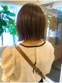 ボブとオリーブベージュ♪【CERCA新宿/新宿西口】
