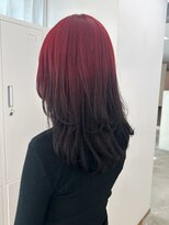 シーラス(cirrus)&nbsp;【akari担当】ルーツカラー〈ボルドー×グレー〉