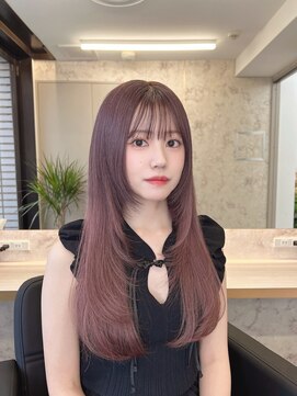 ラピス 新宿(Lapis) パープル/顔周りレイヤーカット