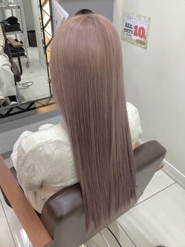 アールモンドヘア新世界 ♯ブリーチ♯パープルハイトーンカラー
