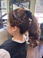 ヘッドショップパワープラス&nbsp;結婚式お呼ばれヘアセット/ヘアアレンジ/ブライダルヘアセット