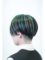ノンスタイルノンコンセプト 美容室(Nostyle‐Noconcept)&nbsp;ダブルカラーツーブロックショートデザイン
