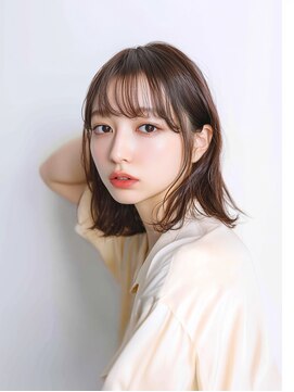 クシュ 所沢西口エミテラス前店(kusyu...) ウルフパーマダークブルーゆるふわボブひし形ショートボブ所沢