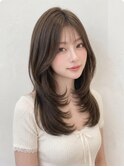 大人気!ワンホンレイヤー×前髪×髪質改善カラー
