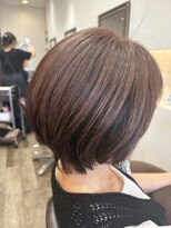トータルビューティーサロン プリエ(prier)&nbsp;ノンジアミンカラー丸みショート