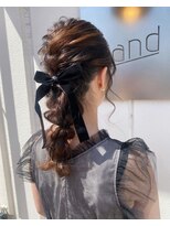 ファンド 千葉(fand)&nbsp;レイヤーカット/透明感グレージュ/ミルクティーベージュ