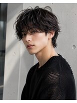 アイトーキョー 名古屋栄(AI TOKYO)&nbsp;ニュアンスパーマ/フェザーパーマ/センターパート/名古屋
