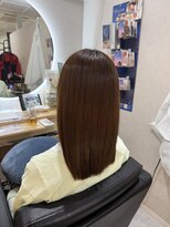 フィー 南越谷2号店(fee)&nbsp;髪質改善ストレートでミディアムヘアに