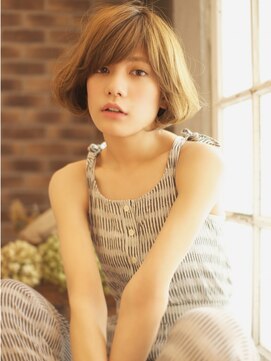 ベック ヘアサロン(BEKKU hair salon) Aラインのシルエットで魅せる重軽エアリーニュアンスボブ☆