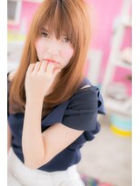 ミック ヘアアンドビューティー 大山店(miq  Hair&Beauty)&nbsp;斜めバングの♪おフェロ♪ワンカールb