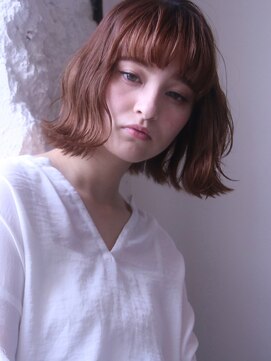 アンス 大阪梅田(ANs.) 小顔見せで大人かわいい☆ハイトーンカラー×フェミニンボブ