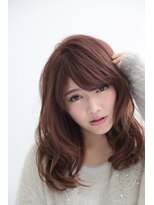 プレゴ(plego)&nbsp;コーラルピンク×ふんわりカール