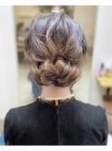 ヘアセット ヘアアレンジ シニヨンアレンジ