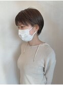 爽やかショートボブ/ニュアンスカラー/アースカラー