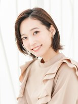 リトル クルク 銀座2号店(little×kuruku) ナチュラルなかきあげバングヘアー